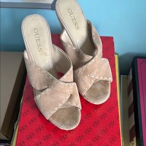 GUESS Women's Tan Sandals